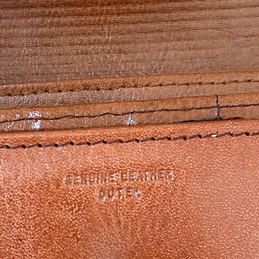 Fossil Tan Leather Clutch - Picture 5 of 11